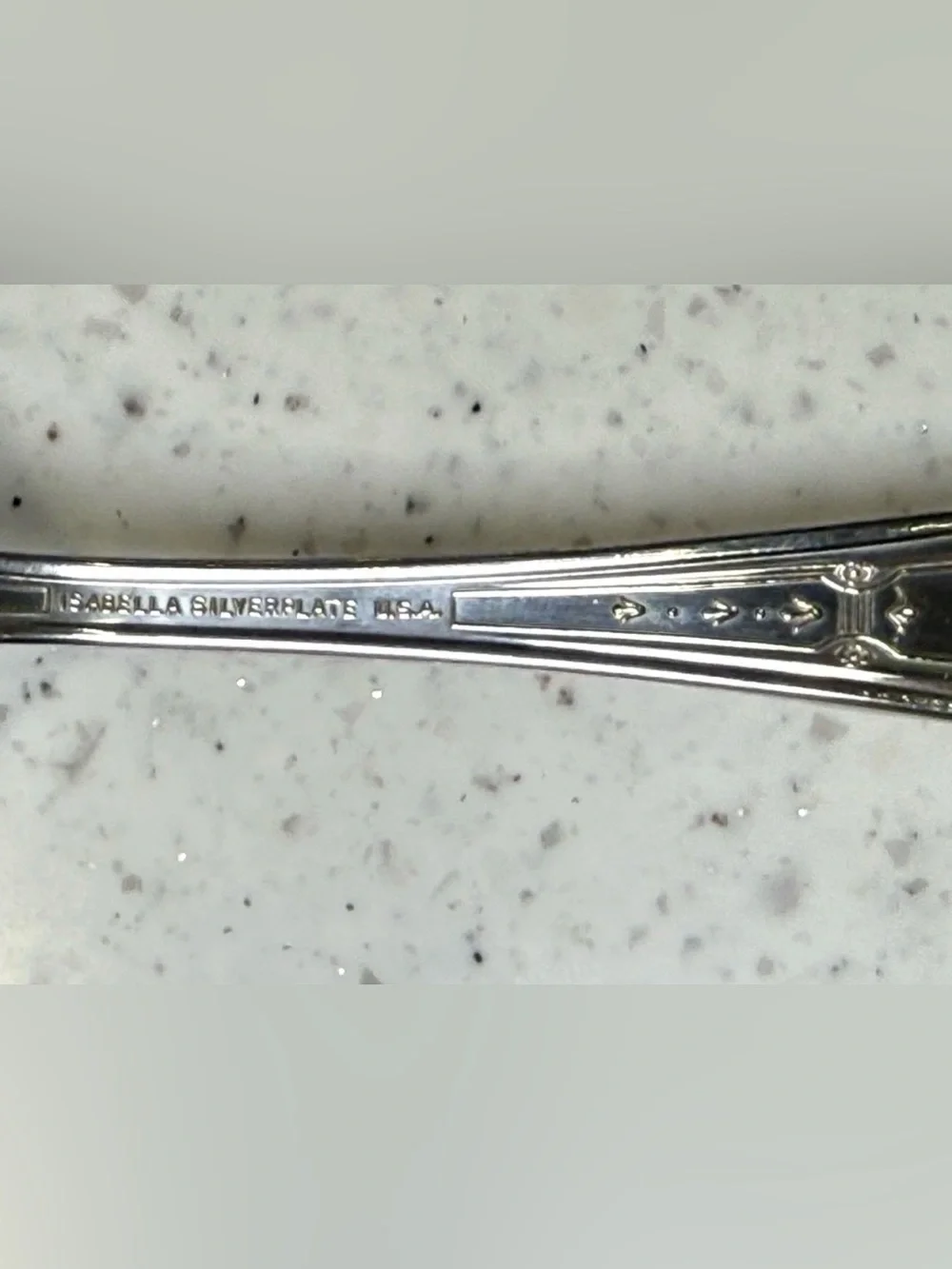 Vintage International Silver Co Serving Fork / Ladle - Isabella Pattern US 1913